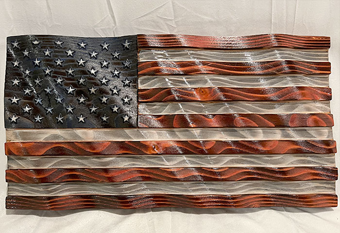 Carved Flag