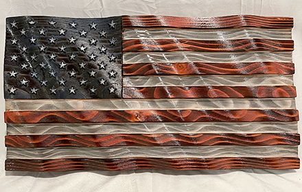 Carved Flag